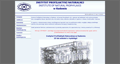 Desktop Screenshot of irydologia.pl