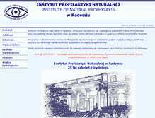 Tablet Screenshot of irydologia.pl